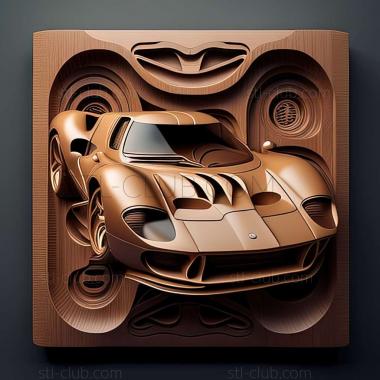 3D мадэль Ford GT40 (STL)